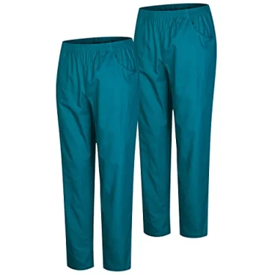 Image de Misemiya Pack 2 pcs Pantalon SANITAIRE Unisex Uniformes MEDICALES SANITAIRES DE Travail Réf 8312 * X Large, Vert 3B 21