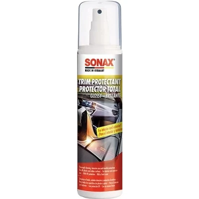 Image de SONAX Rénovateur plastiques brillant (300 ml) nettoie, entretient et protège toutes les surfaces en matière plastique caoutchouc Réf: 03800410