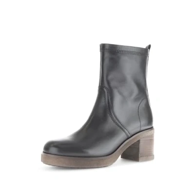Image de Gabor Bottines à plateforme pour femme, largeur supplémentaire modérée (G), Noir 57., 40 EU