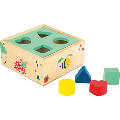 Image de small foot 10944 Cube à formes &quot;Move it!&quot; certifié FSC 100%, jeu de pour promouvoir la logique, partir 12 mois