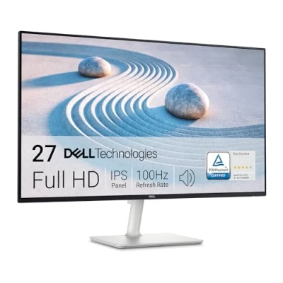 Image de Dell S2725H 27&quot; Full HD (1920x1080) Écran PC, 100Hz, IPS, 4ms, 99% sRGB, Haut parleurs intégrés, Bords Ultra Fins, 2X HDMI, Garantie 3 Ans, Blanc