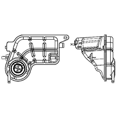 Image de MAHLE ORIGINAL CRT 81 001S Vase d&#039;Expansion sans cache, capteur AUDI: A6 C6 Berline, Avant, Allroad