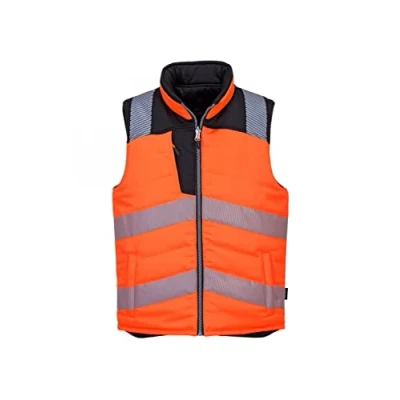 Image de Portwest PW374 Bodywarmer réversible haute visibilité PW3 Orange/Noir, L