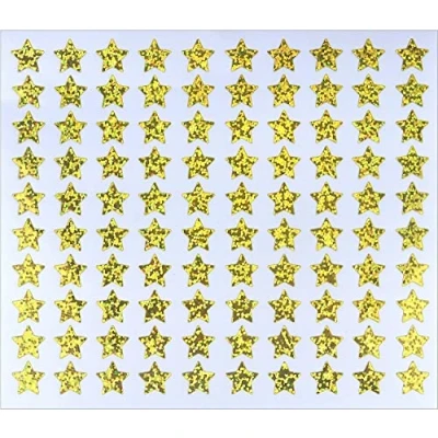 Image de Storm&amp;Lighthouse 600 x Autocollants Étoiles Or Mini de Récompense d&#039;Enseignant Scrapbook pour Artisanat, Paillettes Ressource Classe