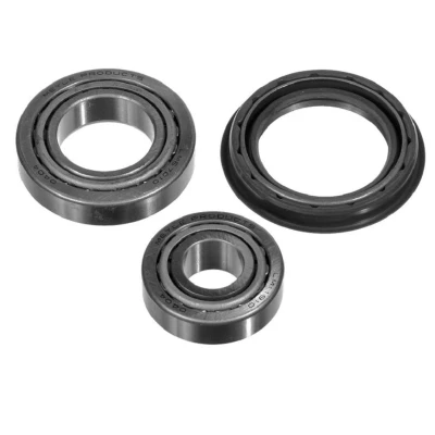 Image de MEYLE 714 500 0003 Kit de roulements roue des deux côtés l&#039;essieu avant avec accessoires ORIGINAL Quality 59 Roulement à rouleaux coniques