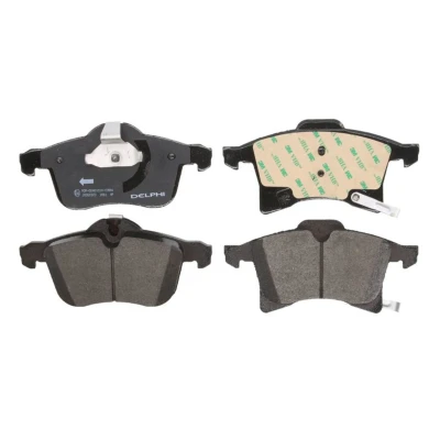 Image de DELPHI LP1861 Jeu de plaquettes frein avec indicateur d&#039;usure tôle anti bruit sans accessoires OPEL: Astra H GTC, Zafira B, Corsa E 3/5 portes