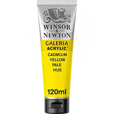 Image de Winsor &amp; Newton Acrylique Galeria 120ml Nuance De Jaune Cadmium Pale Série 1