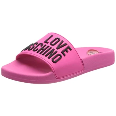 Image de Love Moschino Femme JA28052G1GI13 Mule, Fuchsia, 41 EU