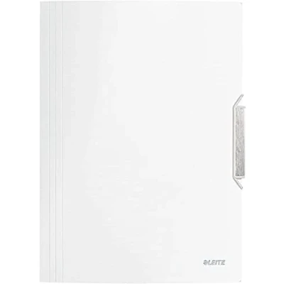 Image de Leitz Chemise en Polypro Blanc effet Brossé 39770004 A4