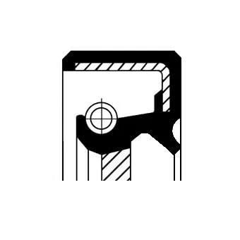Image de CORTECO 19035183B Joint Spi De Vilebrequin côté frontal FPM (caoutchouc fluoré) TOYOTA: Land Cruiser 80