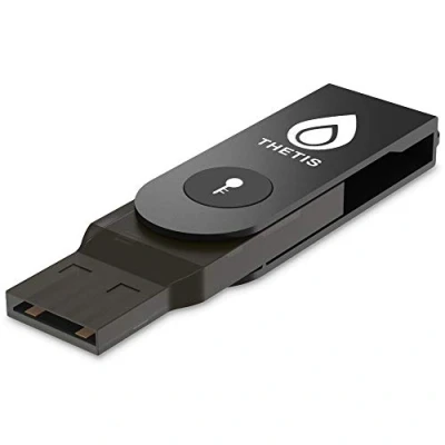Image de Clé de sécurité FIDO2 USB d&#039;authentification à Deux facteurs universels (Type A) pour la Protection Multicouche (HOTP) dans Windows/Linux/Mac OS, Gmail, Facebook, Dropbox, GitHub