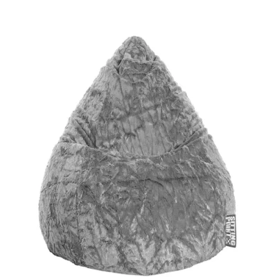 Image de Magma Pouf Fluffy XL Gris Moyen env. 220 l