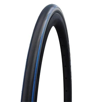 Image de Schwalbe Pneu 700X25 One HS464A Performance ADDIX Souple Bleu Mixte Adulte, Noir, 28&quot; 700x25C 25 622