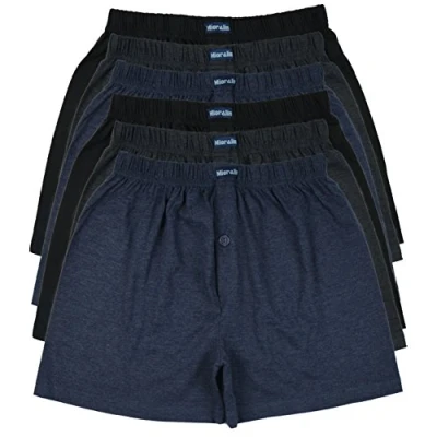 Image de MioRalini 6 Boxer Homme Couleur Unie, Article: avec Intervention SET04,Taille: 4XL 10