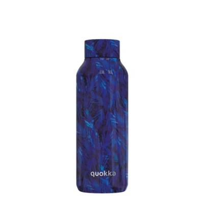 Image de Quokka Solid Night Forest 510 ML Bouteille d&#039;eau en Acier Inoxydable avec Isolation par Double Paroi Gourde Reutilisable sans BPA maintient Le Liquide Froid jusqu&#039;à 24h, Chaud 12h