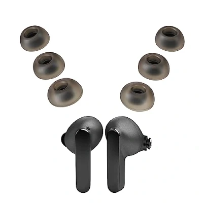 Image de kwmobile 6X Embout Compatible avec JBL Live Pro 2 TWS Embouts de Rechange en Silicone pour Écouteurs Noir