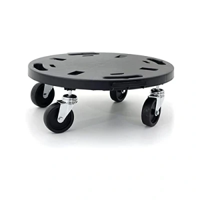 Image de Support à roulettes rond diamètre 40 x 12,5 cm 4 roues Capacité max 275 kg Plantes Meubles ou matériel lourd