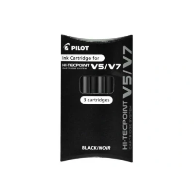 Image de Pilot Recharge pour Système de Cartouches V5 / V7 Noir, 1 x Paquet 3