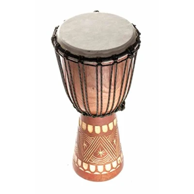 Image de 60cm Djembe professionnel Tambour Bongo Alpin Rasta String Good Sound C1