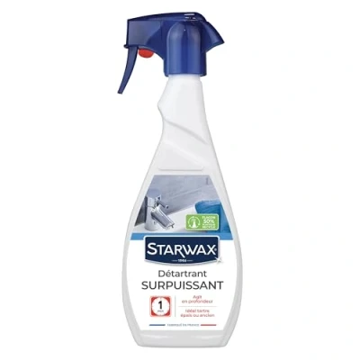 Image de STARWAX Détartrant Surpuissant Agit en Profondeur Idéal sur Tartre Epais et Ancien 1 minute Fabriqué France 500 ml