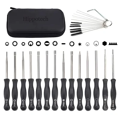 Image de Hippotech Lot de 14 outils réglage carburateur avec Vis à tête hexagonale pour petit moteur 2 temps Poulan Remplacement Husqvarna STIHL Echo tronçonneuse Trimmer
