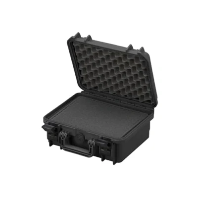 Image de TOMcase valise universelle étanche Outdoor Case 34 x 30 15 cm avec mousse prédécoupée/mousse cube IP67 de transport Hardcase Made in Europe noir