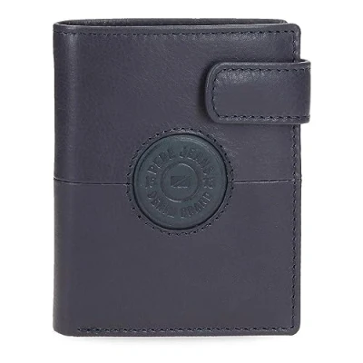 Image de Portefeuilles et porte monnaie Pepe Jeans Cracker en cuir de vache, noir, marron, vert, différentes tailles