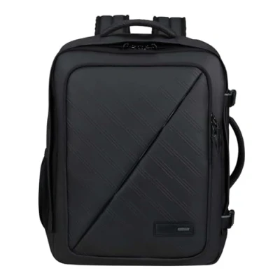 Image de American Tourister Take2Cabin sac de cabine easyJet 36 x 20 45 cm, 38 L, 0,80 kg, bagage à main, dos d&#039;avion M, sous siège, édition noire (édition noire)