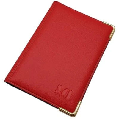 Image de Porte de Cartes crédit 12 Compartiments MJ Design Germany Made in UE en différentes Couleurs et Designs (Désign 1 / Rouge)
