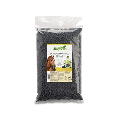 Image de Stiefel nigelle Noire, gâteau de 100% Naturel, avec précieux acides Gras polyinsaturés, pour renforcer Les défenses, soutient Voies respiratoires et Le système digestif, granulés, 3 kg