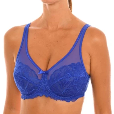 Image de DIM Soutien Gorge Femme Avec Armatures Generous Coton Bio x1, Bleu, 95B