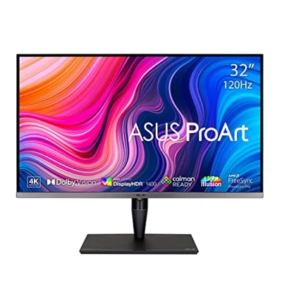 Image de ASUS ProArt PA32UCG K Ecran PC 32&#039;&#039; 4K IPS MiniLED 3840x2160 120Hz 1600cd/m² Display Port, 3x HDMI, 2xUSB C Thunderbolt &amp; USB A △E&lt; 1 HDR 10 X Rite i1 DisplayPro Garantie 5 ans