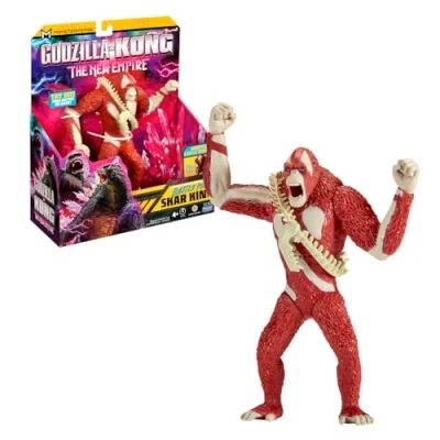 Image de MonsterVerse Godzilla x Kong, Figurine articulée de 18 cm, avec Sons et Mouvement la mâchoire, Skar King, pour Les Enfants à partir 4 Ans, MN3052