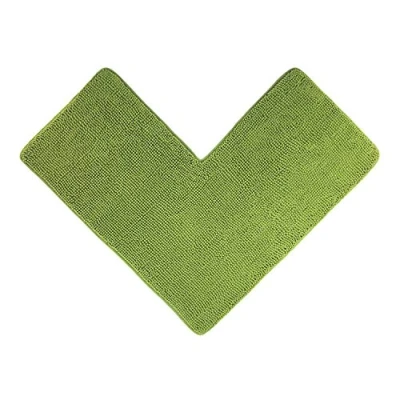 Image de WohnDirect Tapis de Bain 50 x 100 cm Vert Antidérapant, Absorbant et Doux Sets modulables Salle