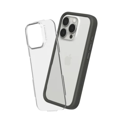 Image de RhinoShield Coque Compatible avec [iPhone 16 Pro Max] Mod NX Protection Fine Personnalisable Technologie d&#039;absorption des Chocs [sans BPA] Graphite