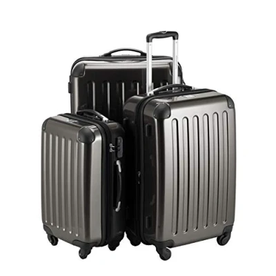 Image de HAUPTSTADTKOFFER Alex Set de 3 pièces (55 cm, 65 75 cm), Valises rigide, Trolleys, 4 rudeas, Graphite