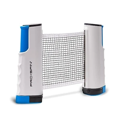 Image de PRO SPIN Filet de Ping Pong Portable pour Jouer Partout Rétractable Toute Table avec Sac Rangement Pratique Inclus