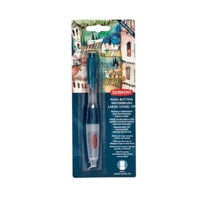 Image de Derwent Push Button Waterbrush Large Chisel Tip