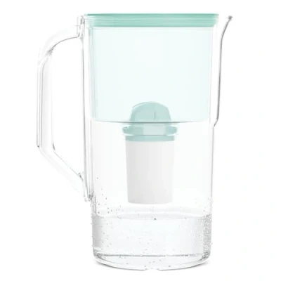 Image de Wessper Carafe Filtrante Aqua Classic Capacité de 2,5l Menthe avec 1 Cartouche Filtre d&#039;Eau Inclus Water Filter Caraffe d Eau Sans BPA Compatible Brita DAFI etc