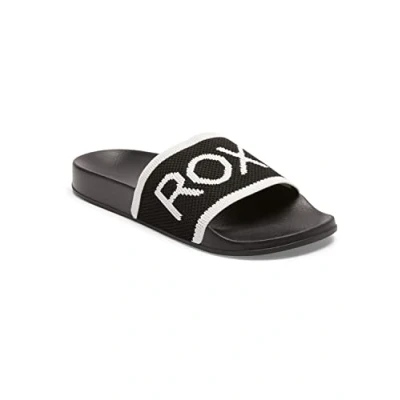 Image de Roxy Slippy KNIT SNDL BLK Mules, Femme, Taille: 40, Black Polyester