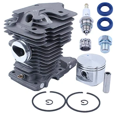 Image de Mtanlo kit de piston cylindre 46 mm pour tronçonneuse Stihl MS280 MS280C MS270 MS270C MS 270 280 1133 020 1203 1202, avec joint d&#039;huile bougie d&#039;allumage