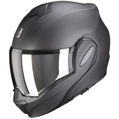 Image de Casque moto modulable Scorpion Exo Tech Evo Carbon Solid ECE 22 06
