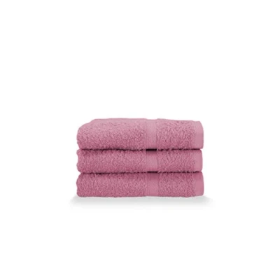 Image de Gabel Lot de 3 Serviettes d&#039;invité en Pur Coton hydrophile, 40 x 60 cm, Fuchsia