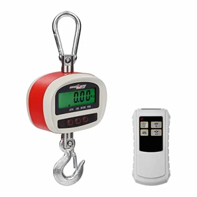 Image de Steinberg Crochet Peseur Balance à Grue Professionnelle SSBS KW 300KC (300 kg / 50 g, classe de mesure 3, 6,5 x 14,8 32 cm, 4 AA = durée fonctionnement 70h, LCD)