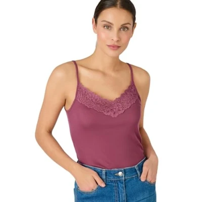 Image de Damart Caraco Thermolactyl Douceur Soyeuse Femme Framboise Taille L