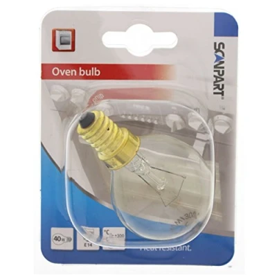 Image de Scanpart 1100000001 Lampe de four et cuisinière E14 40 W