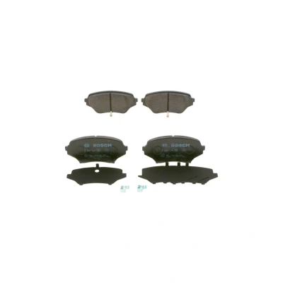 Image de BOSCH 0 986 494 322 Jeu de plaquettes frein Low Metallic avec indicateur d&#039;usure tôle anti bruit, instructions montage MAZDA: MX 5 3