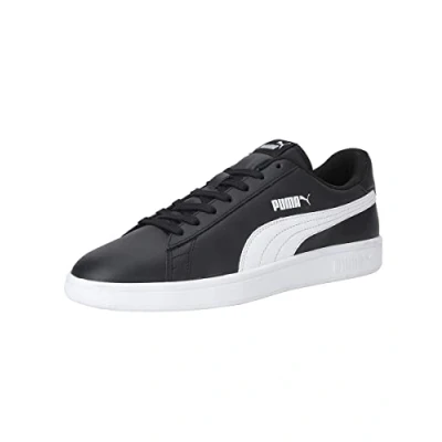 Image de Puma Unisex Smash V2 L Baskets, Black White, 47 EU