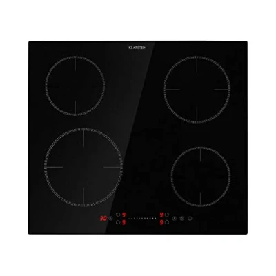 Image de Table de cuisson à induction encastrable Klarstein Virtuosa EcoAdapt 4 zones 7200W Noir