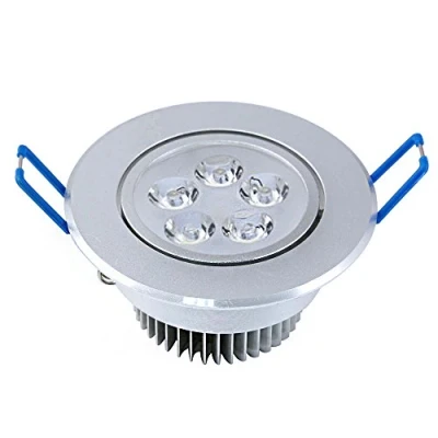 Image de Modoao Plafonnier LED 5 W avec pilote LED, AC85265 V, 2700 K, non dimmable, luminaire encastré, lampe spot blanc chaud (blanc chaud)
